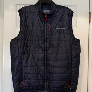 Vineyard Vines Men's Dark Blue Puffer Vest